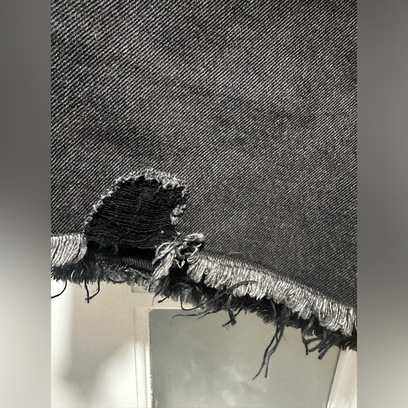 NWT Free People Washed Black Distressed Shorts. - Picture 10 of 16